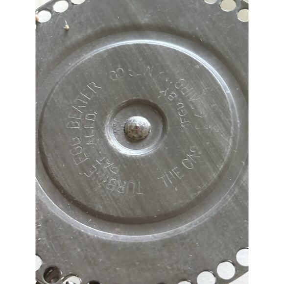 Cassidy Fairbank Mfg Chicago USA 1920's Turbine Wood Handle Eggbeater Rare - Picture 3 of 7